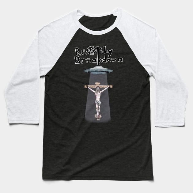 Ufo Baseball T-Shirt by Eddie Anaya Designs